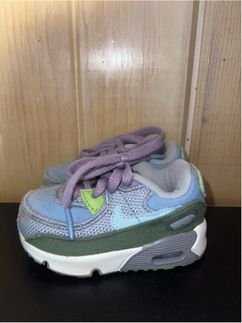 Nike Air Max 90 SE1 Size 4c Multicolor Athletic Shoes Sneakers